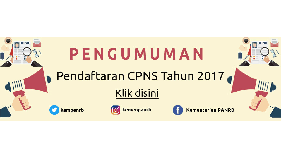 Pendaftaran CPNS 2017 Mahkamah Agung dan Kemenkumham  kependidikan.com