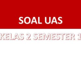 Download soal UAS kelas 2 semester 1